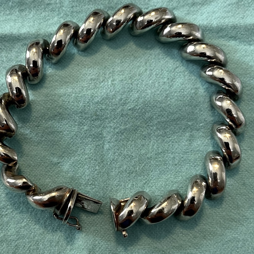 VTG San Marco Sterling silver bracelet - Picture 1 of 11